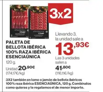 Supercor PALETA DE BELLOTA IBÉRICA 100% RAZA IBÉRICA ESENCIAÚNICA oferta
