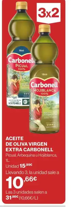 Supercor ACEITE DE OLIVA VIRGEN EXTRA CARBONELL oferta