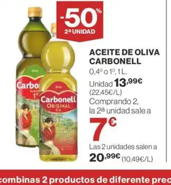 Supercor ACEITE DE OLIVA CARBONELL oferta