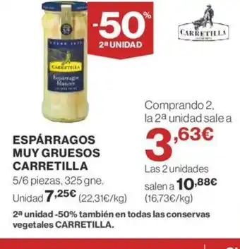 Supercor ESPÁRRAGOS MUY GRUESOS CARRETILLA oferta