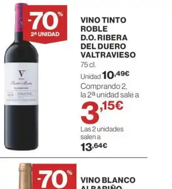 Supercor VINO TINTO ROBLE D.O. RIBERA DEL DUERO VALTRAVIESO oferta