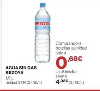 Supercor AGUA SIN GAS BEZOYA oferta