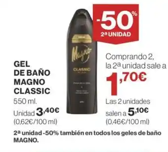 Supercor GEL DE BAÑO MAGNO CLASSIC oferta