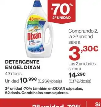Supercor DETERGENTE EN GEL DIXAN oferta