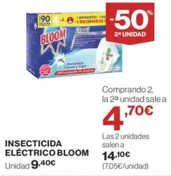 INSECTICIDA ELÉCTRICO BLOOM
