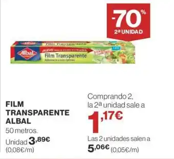 Supercor FILM TRANSPARENTE ALBAL oferta