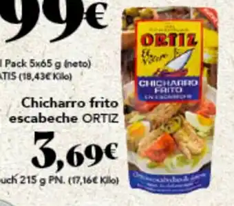 Gadis Chicharro frito escabeche ORTIZ oferta