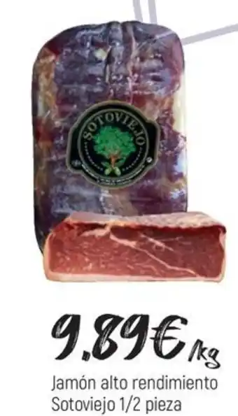 Comerco Cash & Carry Jamón alto rendimiento Sotoviejo 1/2 pieza oferta