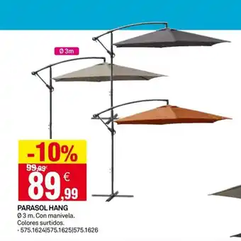 Bricoking PARASOL HANG oferta