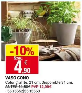 Bricoking VASO CONO oferta