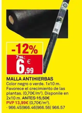 Bricoking MALLA ANTIHIERBAS oferta