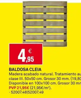 Bricoking BALDOSA CLEIA oferta