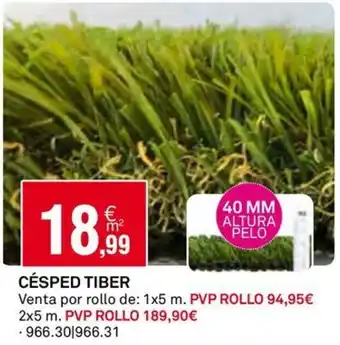 Bricoking CÉSPED TIBER oferta