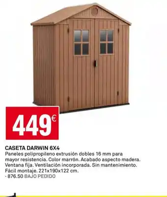 Bricoking CASETA DARWIN 6X4 oferta