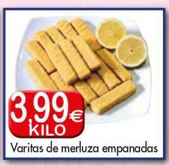 Congelados Copos Varitas De Merluza Empanadas oferta