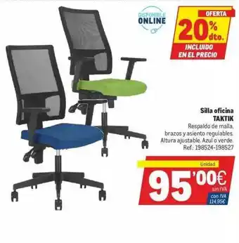 Makro Silla Oficina Taktik oferta