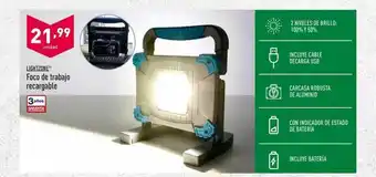 ALDI Lightzone Foco De Trabajo Recargable oferta