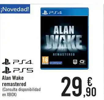 Carrefour Ps4 Ps5 Alan Wake Remastered oferta