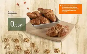 Carrefour Croissant Con Semillas Vegano oferta