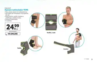Lidl Vitalcontrol Aparato Estimulador Tens oferta