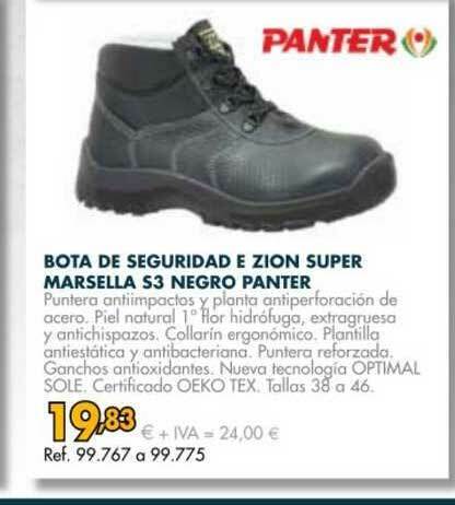 BOTA ZION PANTER SUPER MARSELLA S3 - UNIFORMES UJ
