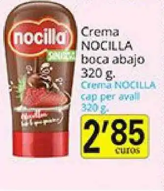 Supermercados Bip Bip Crema Nocilla Boca Abajo 320g oferta