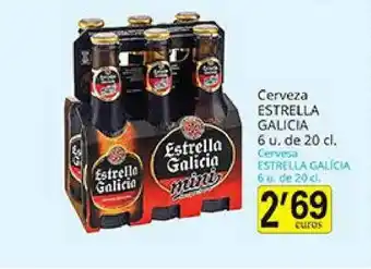 Supermercados Bip Bip Cervea Estrella Galicia 20cl oferta