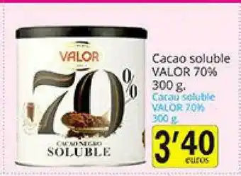 Supermercados Bip Bip Cacao Soluble Valor 70% 300g oferta