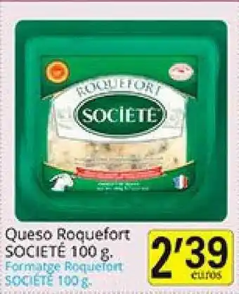 Supermercados Bip Bip Queso Roquefort Societé 100g oferta