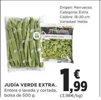 Supercor Exprés Judía Verde Extra 500g oferta