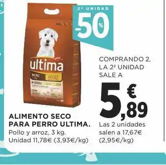 Supercor Exprés 2a Unidad -50% Alimento Seco Para Perro Ultima 3kg oferta
