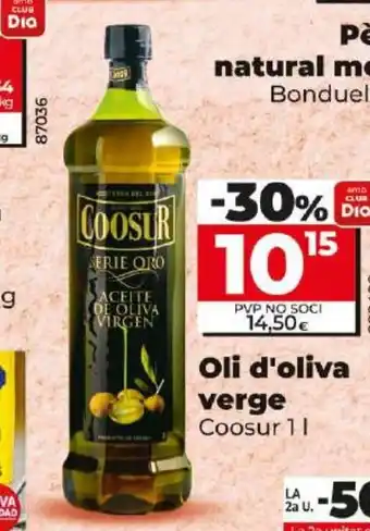 Dia Oli d'oliva verge Coosur 11 oferta