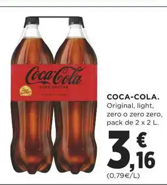 Supercor Exprés Coca-cola 2 x 2l oferta