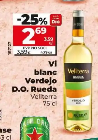 Dia Vi blanc Verdejo D.O. Rueda oferta