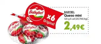 Hiper Usera BABYBEL Queso mini oferta