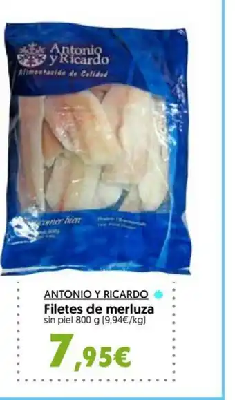 Hiper Usera ANTONIO Y RICARDO Filetes de merluza oferta