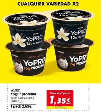 Hiper Usera YOPRO Yogur proteína oferta