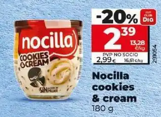 Dia Nocilla - cookies & cream oferta