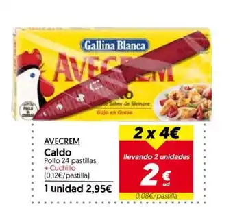 Hiper Usera AVECREM Caldo oferta