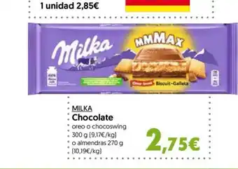 Hiper Usera MILKA Chocolate oferta