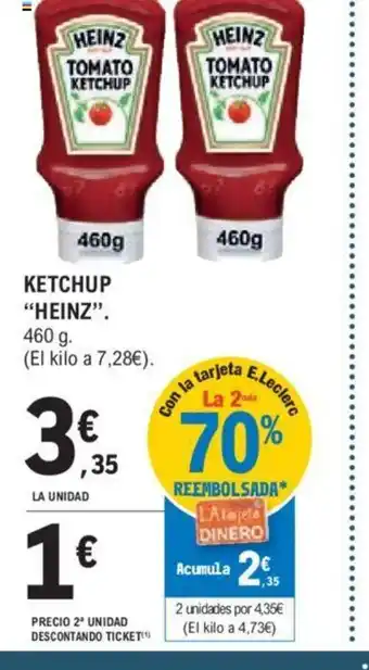 E.Leclerc KETCHUP "HEINZ". oferta