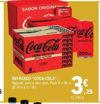 E.Leclerc REFRESCO "COCA-COLA". oferta