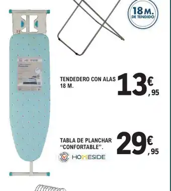 E.Leclerc TABLA DE PLANCHAR "CONFORTABLE". oferta