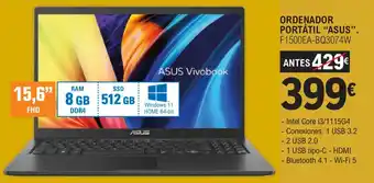 E.Leclerc ORDENADOR PORTÁTIL "ASUS oferta