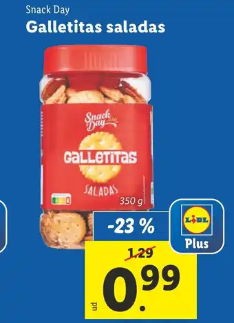 Lidl Snack Day Galletitas saladas oferta