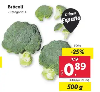 Lidl Brócoli oferta