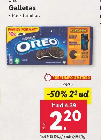 Lidl Oreo Galletas oferta