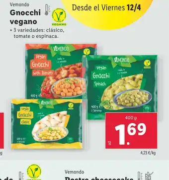 Lidl Gnocchi oferta