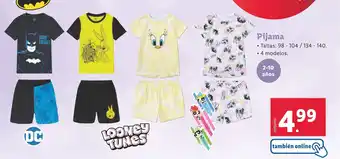 Lidl Pijama oferta