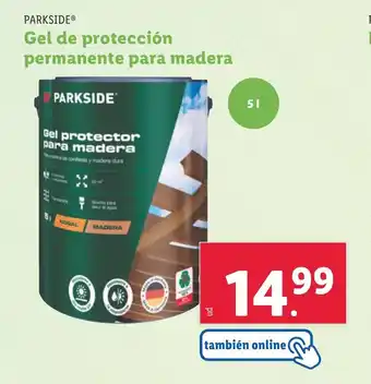 Lidl Gel de protección permanente para madera oferta